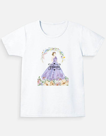 Girl's Crew Neck T-Shirt - Bellaor