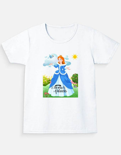 Girl's Crew Neck T-Shirt - Bellaor