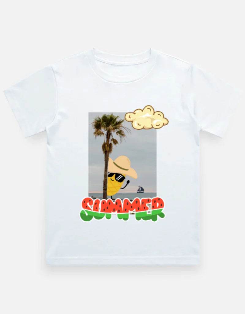 Boy's Crew Neck T-Shirt - Bellaor