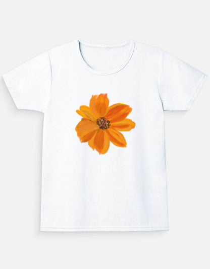 Girl's Crew Neck T-Shirt - Bellaor