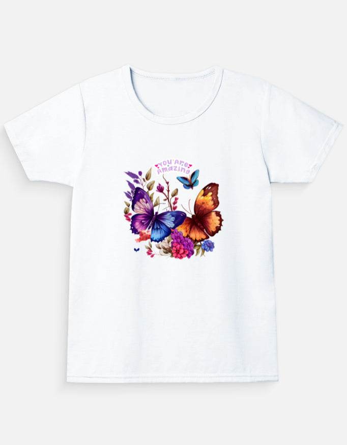 Girl's Crew Neck T-Shirt - Bellaor
