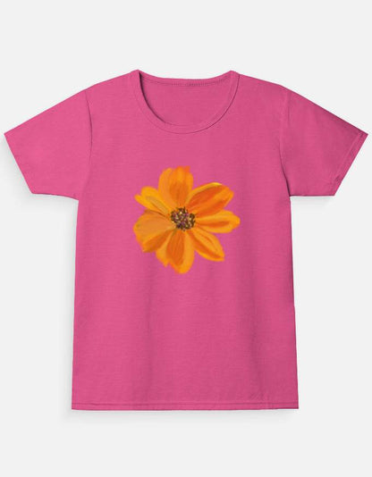Girl's Crew Neck T-Shirt - Bellaor