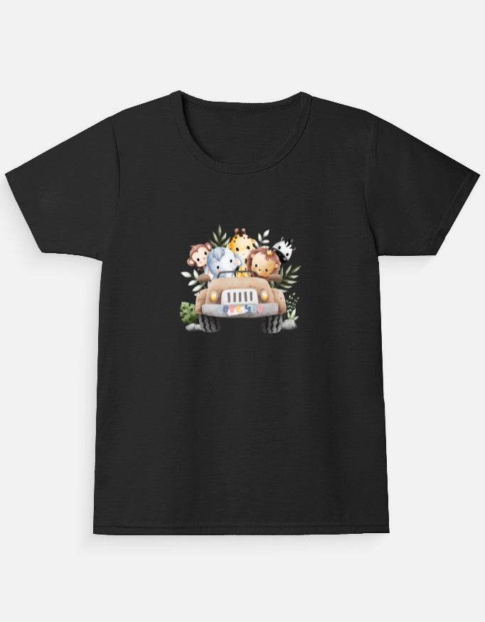 Girl's Crew Neck T-Shirt - Bellaor