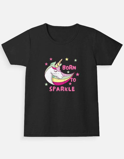 Girl's Crew Neck T-Shirt - Bellaor