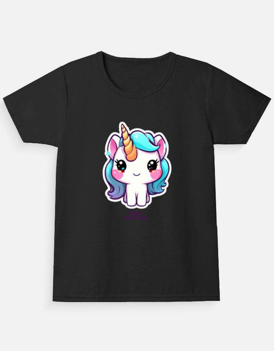 Girl's Crew Neck T-Shirt - Bellaor