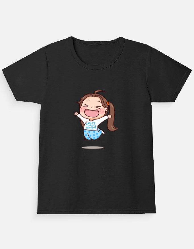Girl's Crew Neck T-Shirt - Bellaor
