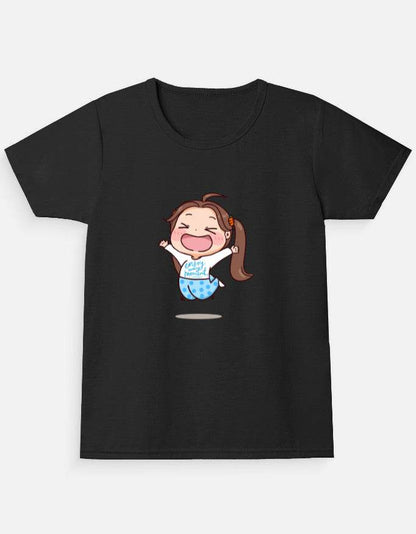Girl's Crew Neck T-Shirt - Bellaor