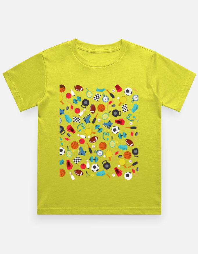 Boy's Crew Neck T-Shirt - Bellaor