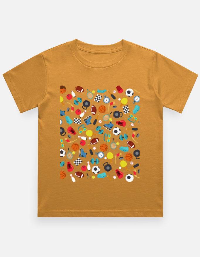 Boy's Crew Neck T-Shirt - Bellaor