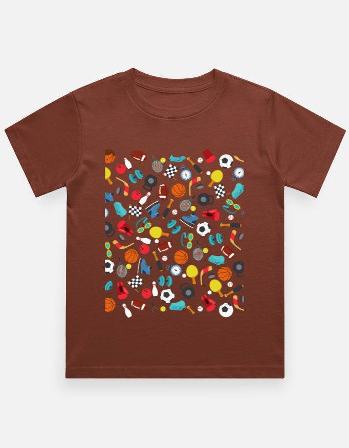 Boy's Crew Neck T-Shirt - Bellaor