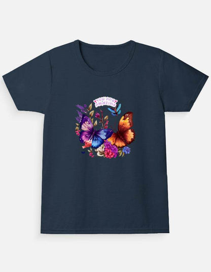Girl's Crew Neck T-Shirt - Bellaor