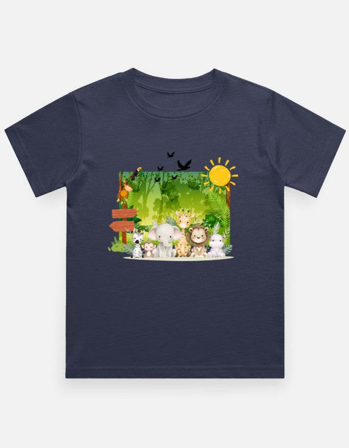 Boy's Crew Neck T-Shirt - Bellaor