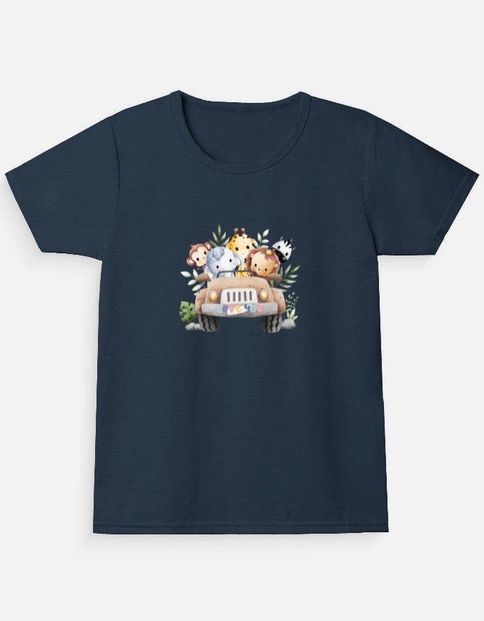 Girl's Crew Neck T-Shirt - Bellaor
