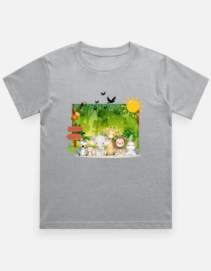 Boy's Crew Neck T-Shirt - Bellaor