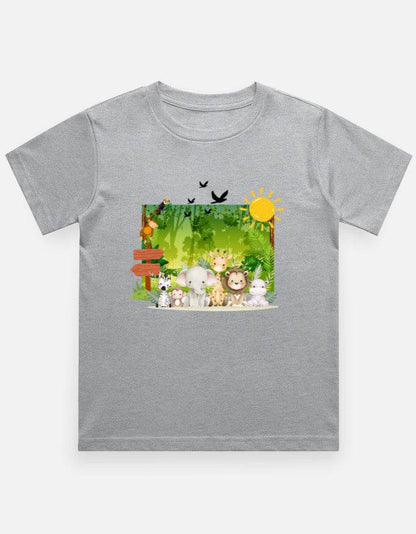 Boy's Crew Neck T-Shirt - Bellaor