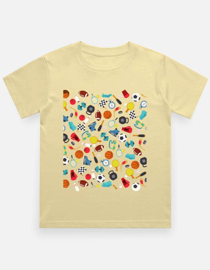 Boy's Crew Neck T-Shirt - Bellaor