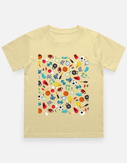 Boy's Crew Neck T-Shirt - Bellaor