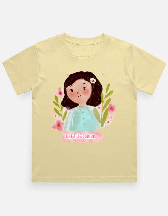 Girl's Crew Neck T-Shirt - Bellaor