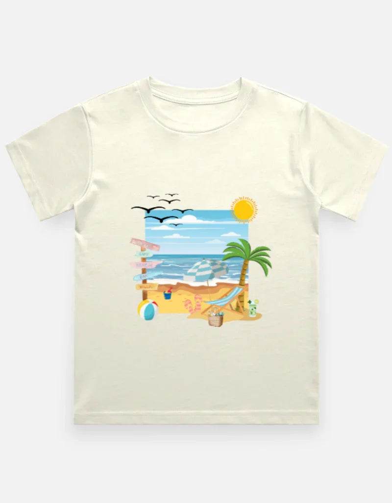 Boy's Crew Neck T-Shirt - Bellaor