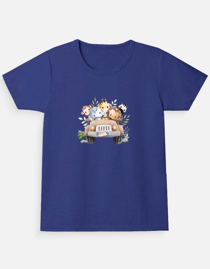 Girl's Crew Neck T-Shirt - Bellaor