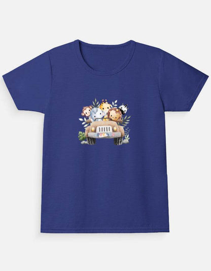 Girl's Crew Neck T-Shirt - Bellaor