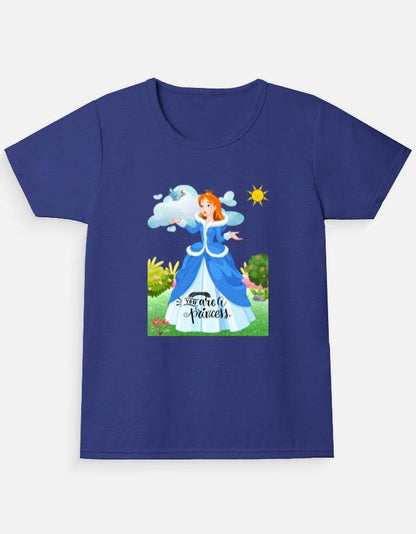 Girl's Crew Neck T-Shirt - Bellaor