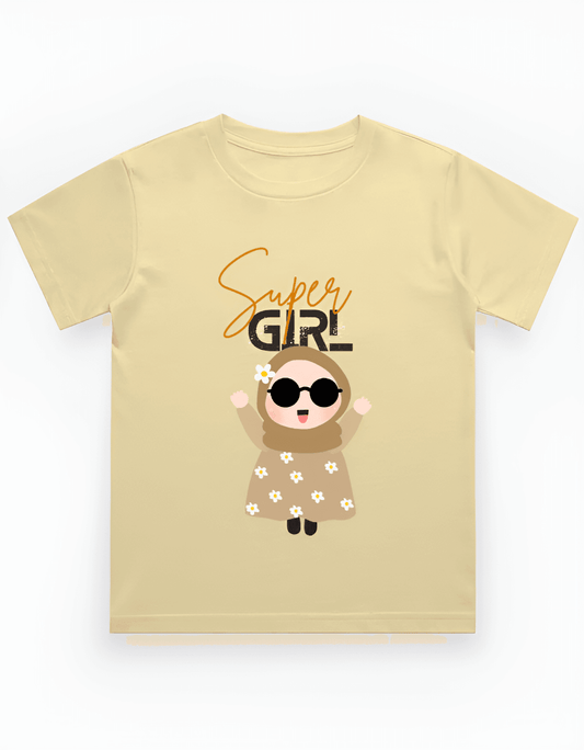 Girl's Crew Neck T-Shirt - Bellaor