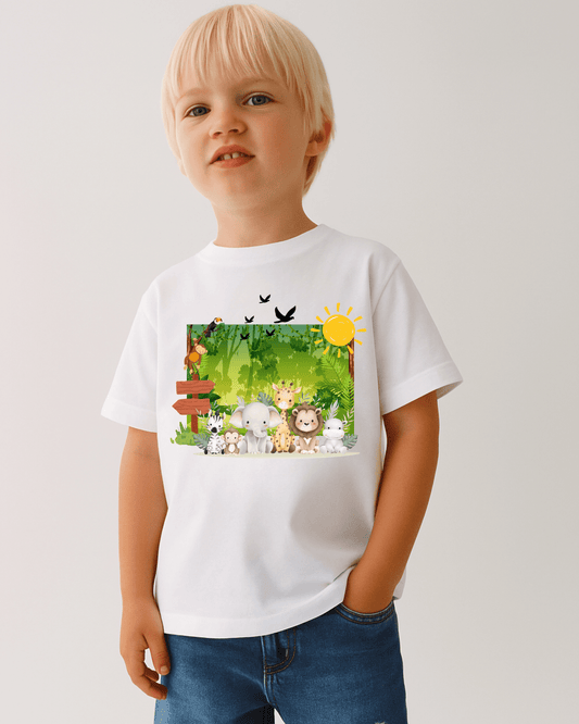 Boy's Crew Neck T-Shirt - Bellaor