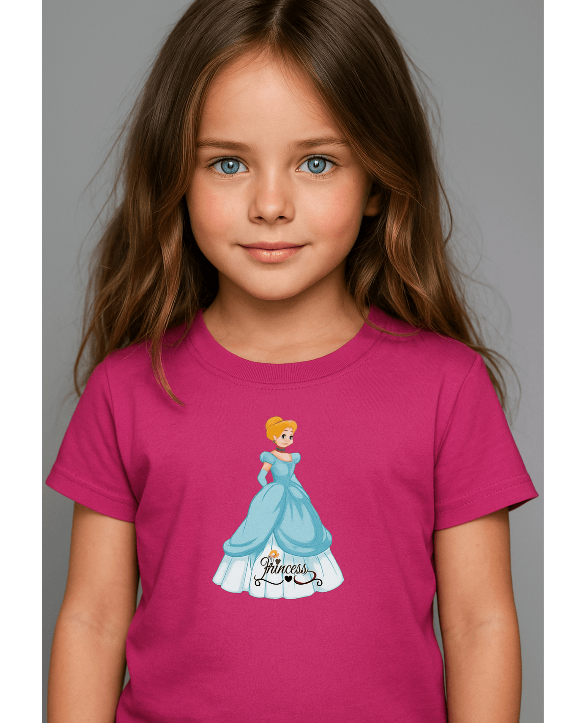 Girl's Crew Neck T-Shirt - Bellaor
