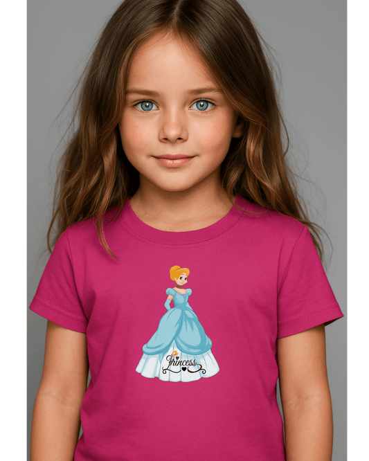 Girl's Crew Neck T-Shirt - Bellaor