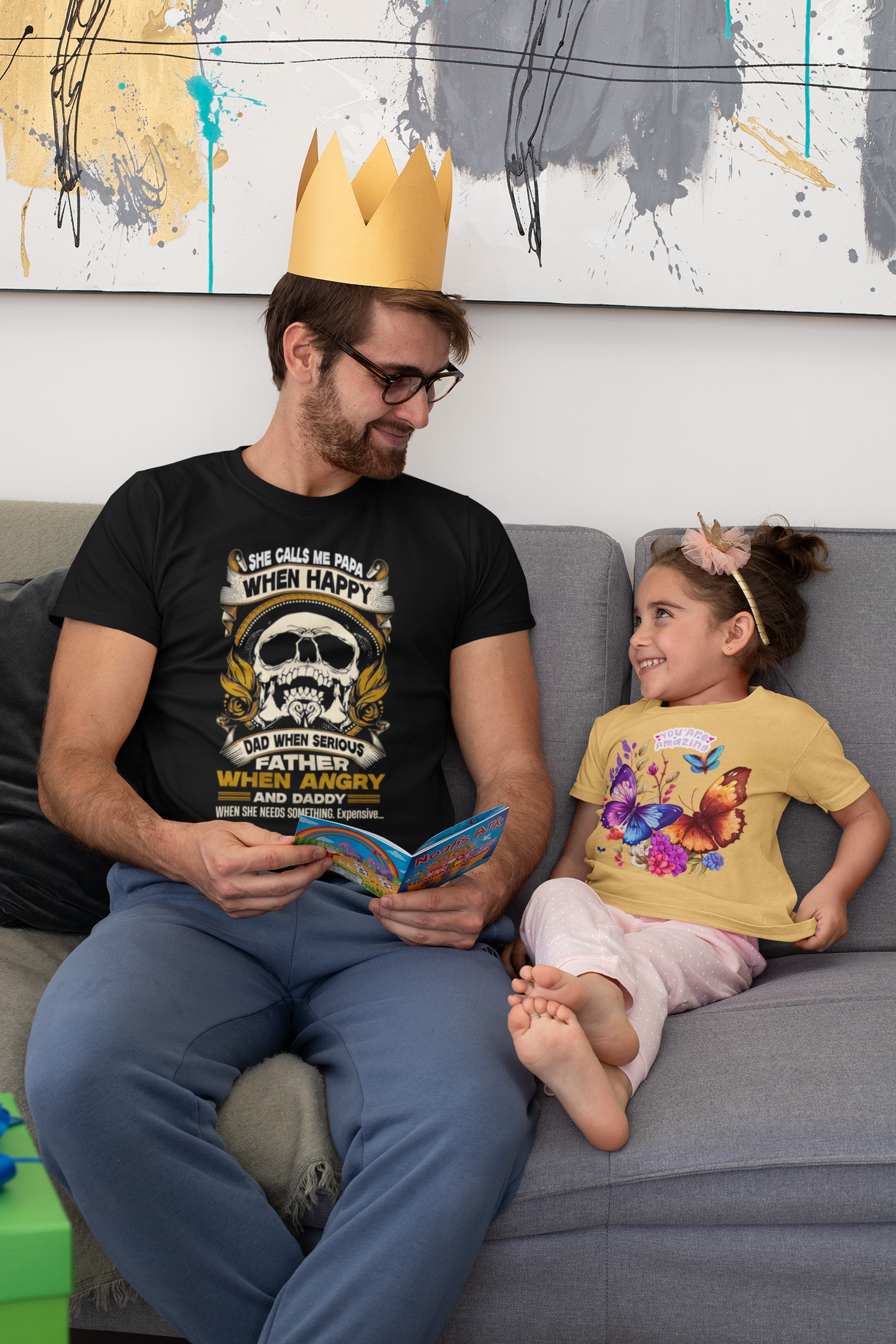 Papa Mood Switch T-Shirt